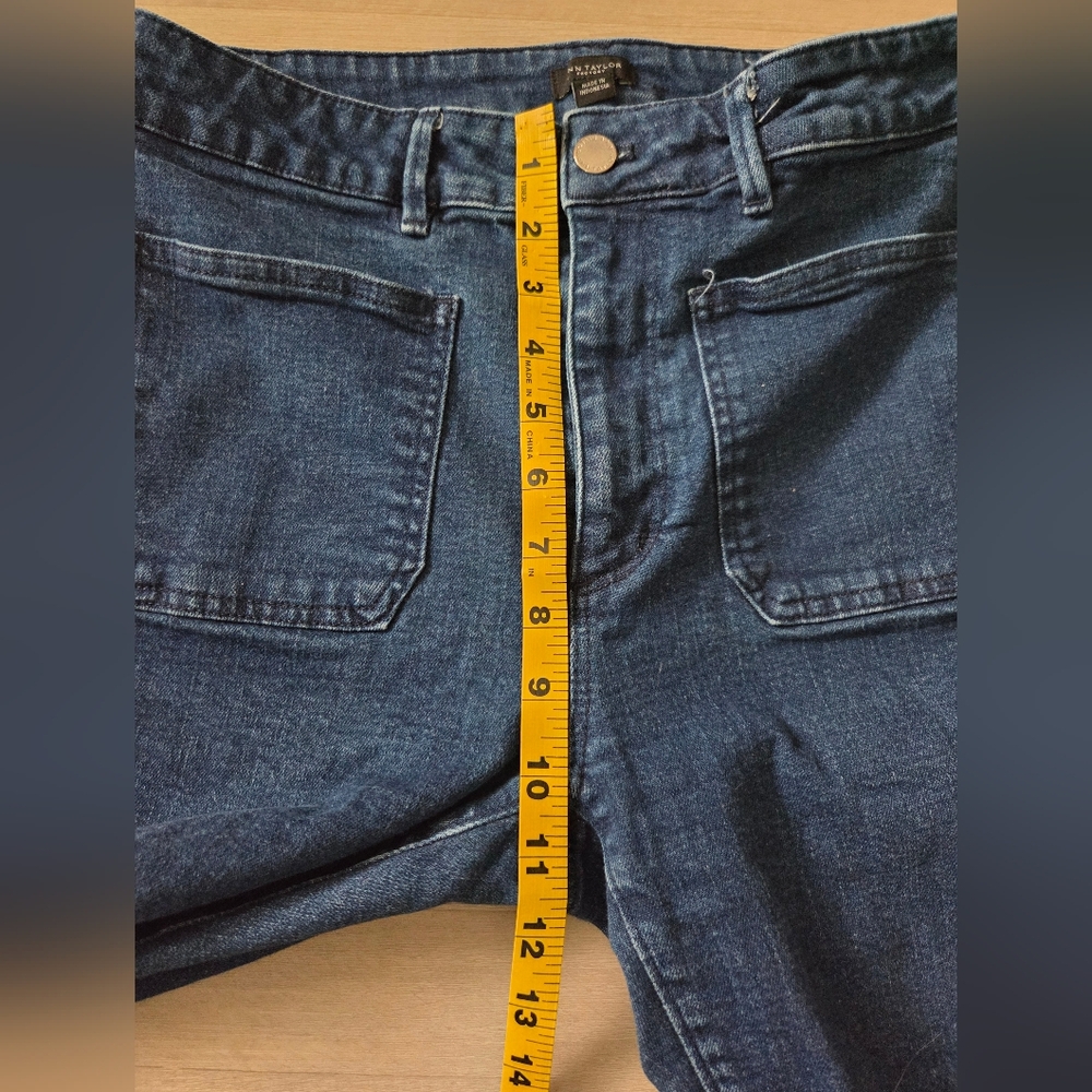 Ann Taylor Factory Classic Blue Women's Jeans - Picture 9 of 11